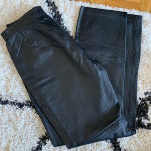 Vintage Genuine Leather Massini Pants, Size 6